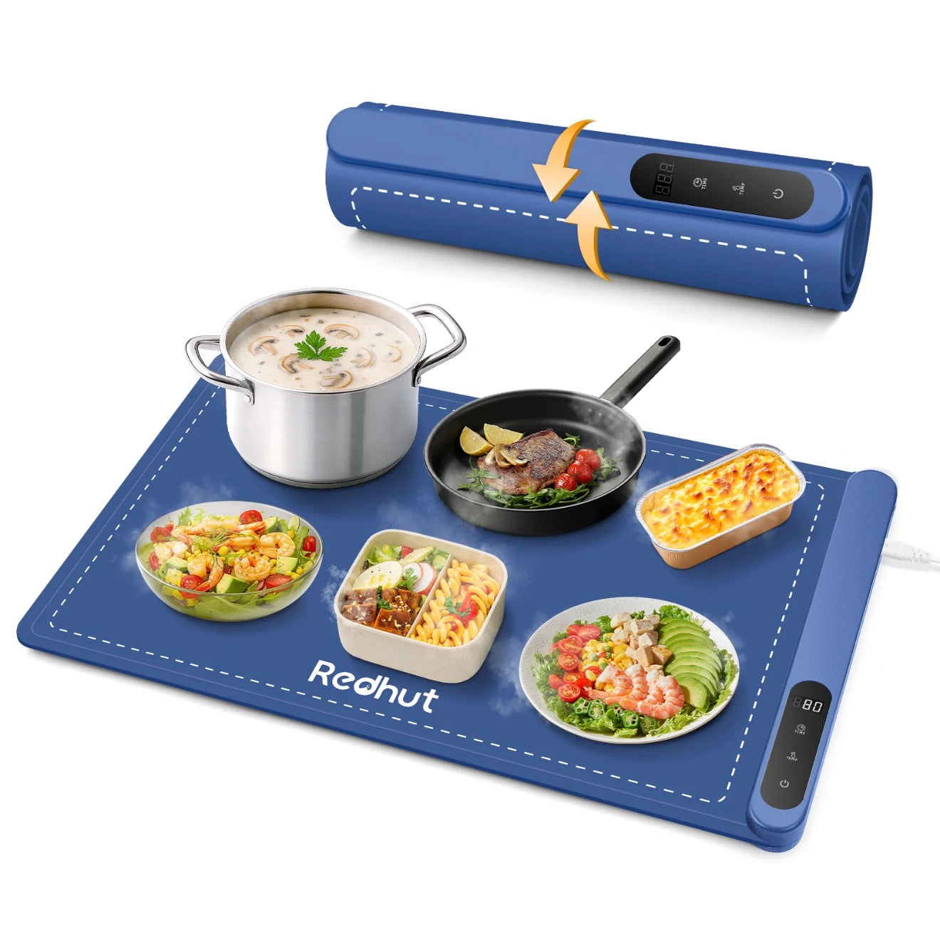 Redhut Faltbare Speisenwärmer-Matte